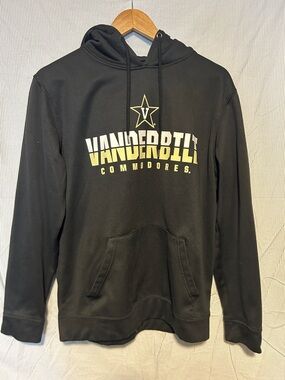 Colosseum Athletics Vanderbilt Commodores Black Pullover Hoodie Men’s Medium